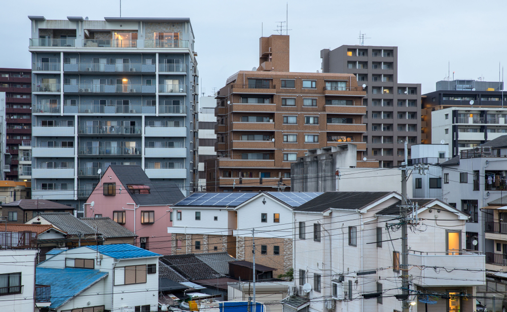 many japanese rental and purchase properties in apartment complexes in tokyo